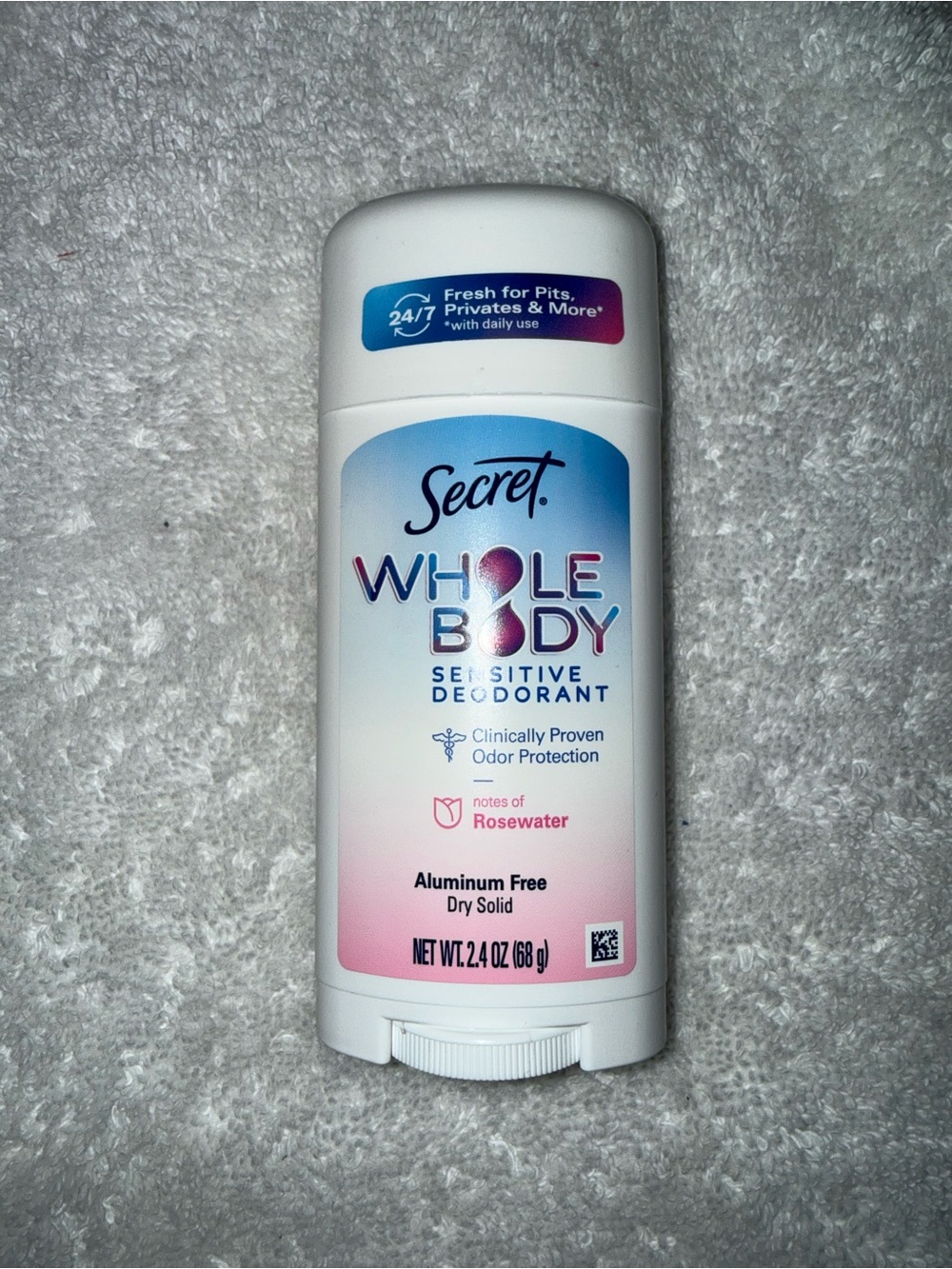 Secret whole body deodorant